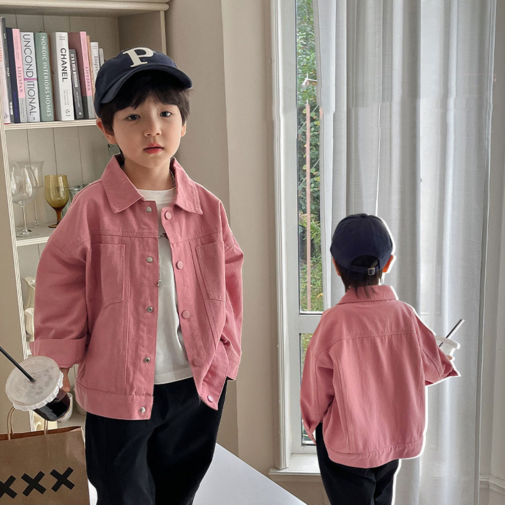아동 봄 위시드 핑크 자켓